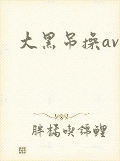 大黑吊操av