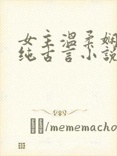 女主温柔娴静的纯古言小说