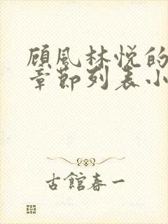 顾风林悦的最新章节列表小说