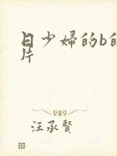 日少妇的b的毛片