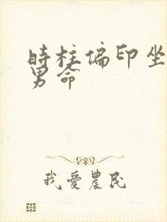 时柱偏印坐偏印男命