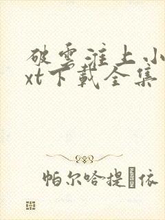 破云淮上小说txt下载全集