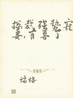 总裁强势宠:甜妻,有喜了