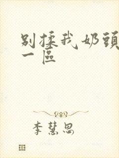 别揉我奶头嗯啊一区