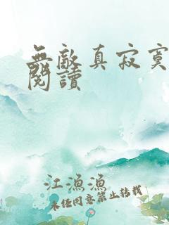 无敌真寂寞小说阅读