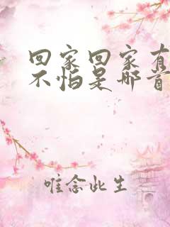 回家回家有爱就不怕是哪首歌的歌词