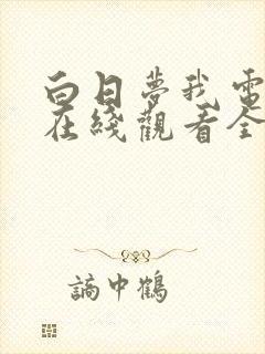 白日梦我电视剧在线观看全集免费播放