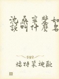 沈桑宁裴如衍小说叫什么名字