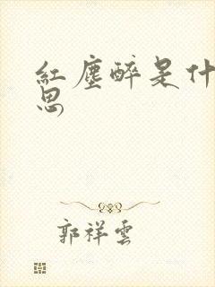 红尘醉是什么意思