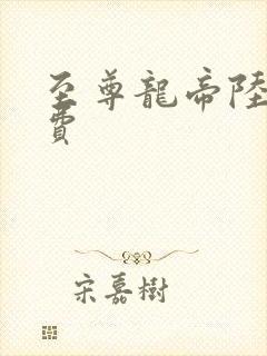 至尊龙帝陆鸣免费