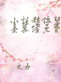 小说赵锦儿, 秦慕修免费阅读