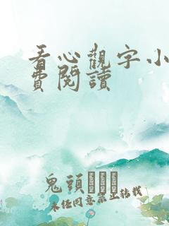 看心观字小说免费阅读