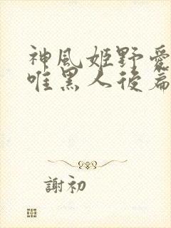 神风姬野爱夏树唯黑人后篇
