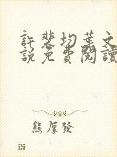 许裴均叶文嘉小说免费阅读