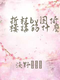 折枝by困倚危楼讲的什么