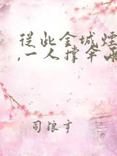 从此金城烟雨落,一人撑伞两人行