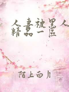 人妻被黑人侵犯精品一区