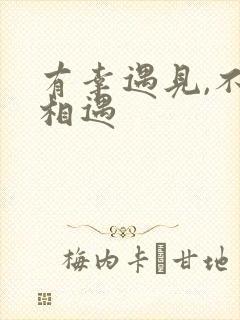 有幸遇见,不负相遇