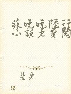 苏晚晚陆行简的小说免费阅读