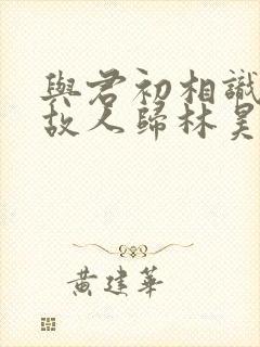 与君初相识恰似故人归林昊青