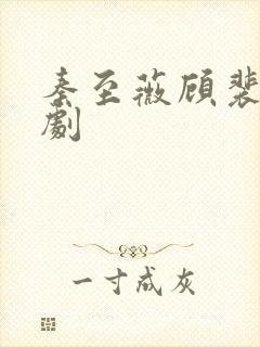 秦至薇顾裴寂短剧