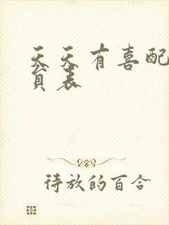 天天有喜配音演员表