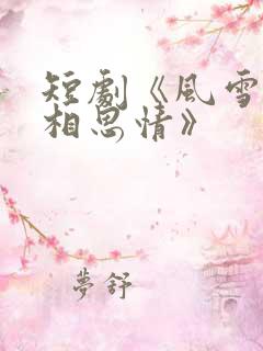 短剧《风雪无尽相思情》