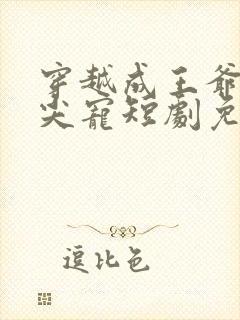 穿越成王爷的心尖宠短剧免费观看