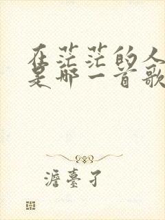 在茫茫的人海里是哪一首歌的歌词