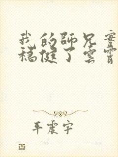 我的师兄实在太稳健了云霄