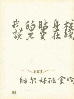 我的贴身校花小说免费在线听