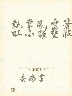 执掌风云萧峥陈虹小说整版全文下载