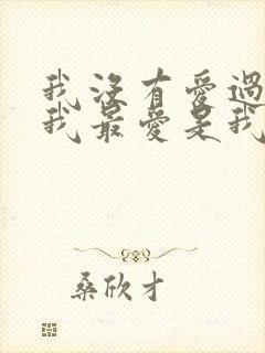 我没有爱过你 我最爱是我自己