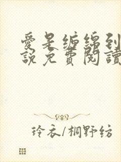 爱是缠绵到死小说免费阅读全文