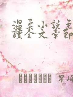 温柔小说免费阅读全文章节