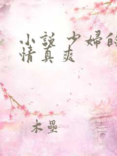 小说 少妇的激情真爽