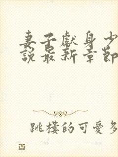 妻子献身少年小说最新章节