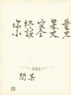 你终究是爱我的小说全文免费阅读