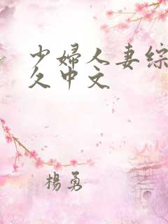 少妇人妻综合久久中文