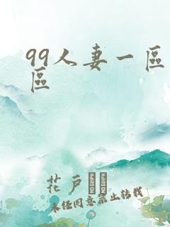 99人妻一区二区
