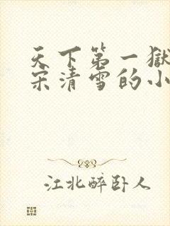 天下第一狱叶枭宋清雪的小说