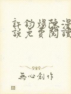 许钧炀陈漫的小说免费阅读