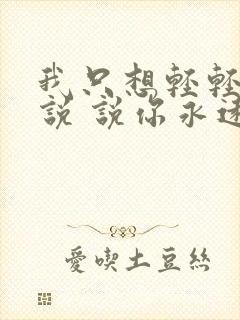 我只想轻轻对你说 说你永远只爱我