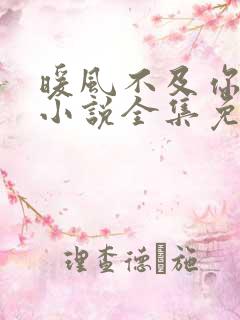 暖风不及你情深小说全集免费阅读