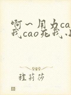 啊～用力cao我cao死我小说