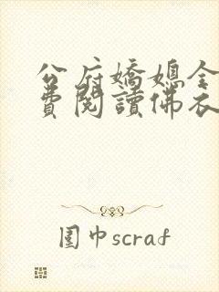 公府娇媳全文免费阅读佛衣归林