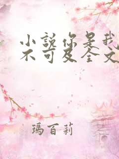 小说你是我的遥不可及全文免费阅读