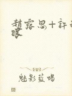 赵露思+许我耀眼