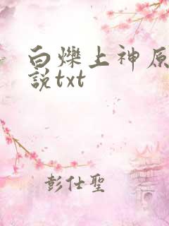 白烁上神原著小说txt