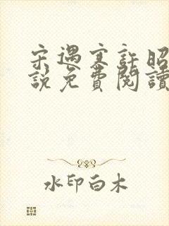 宋遇寒许昭宁小说免费阅读最新章节